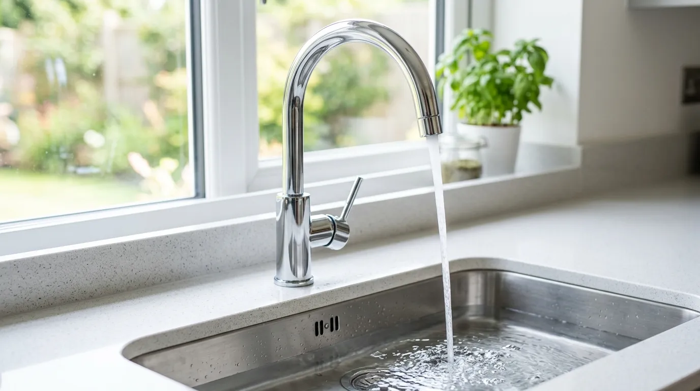Local Plumbing Master Pros same day plumber fixing a faucet in Brookville, OH